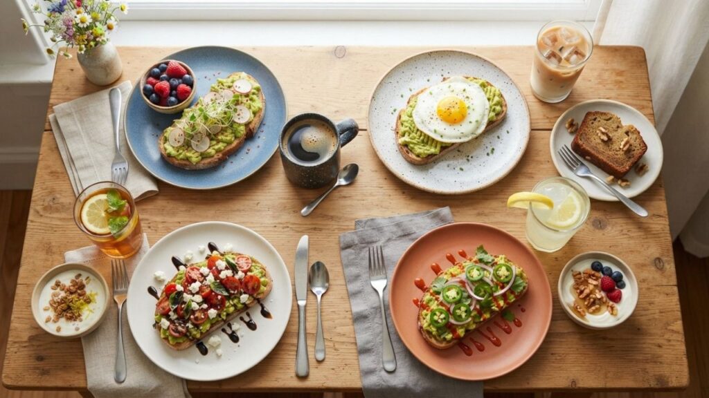 Avocado toast drink pairings