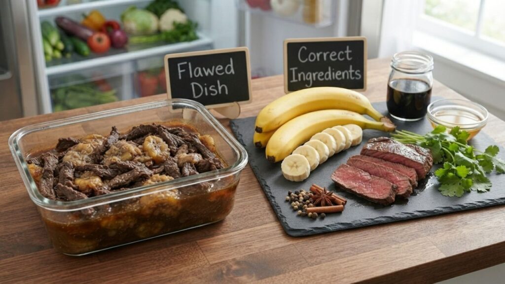 Beef banana cooking mistakes