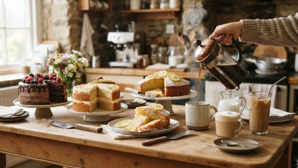 Cake and coffee pairing