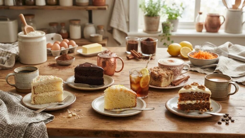 Cake and coffee recipes