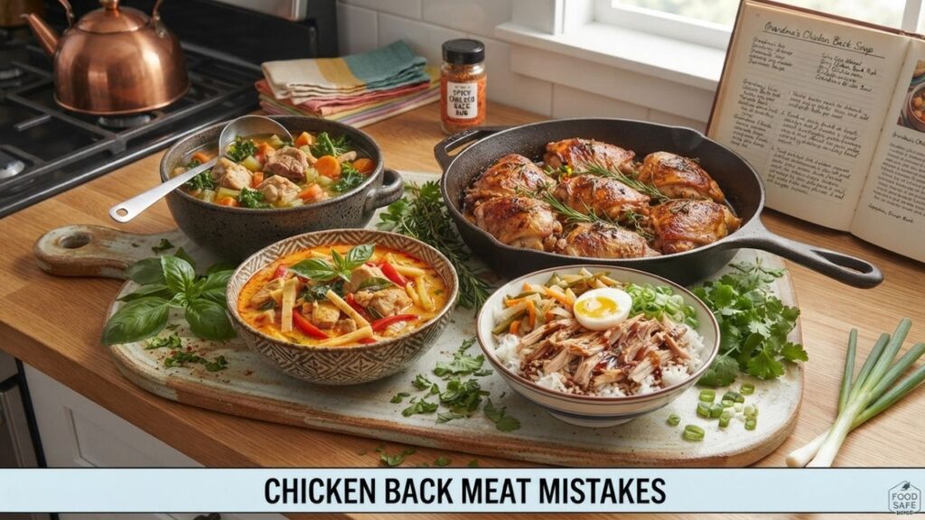 _Chicken back meat meals