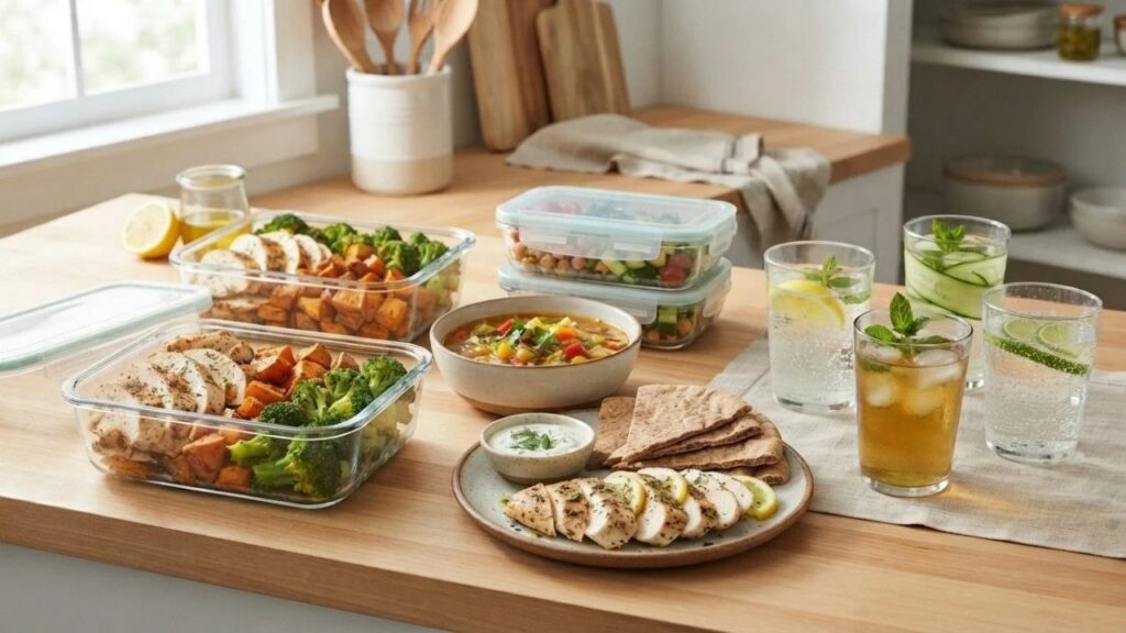 Chicken sweet potato bowls