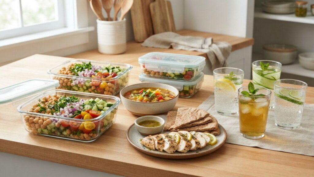_Chickpea cucumber salad