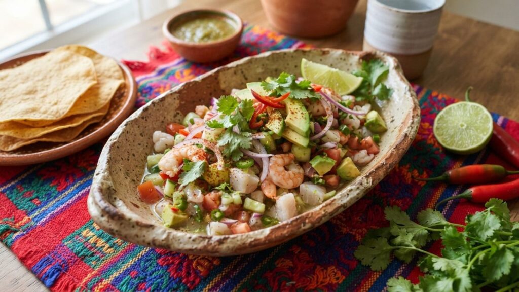 _Chili lime ceviche mixto