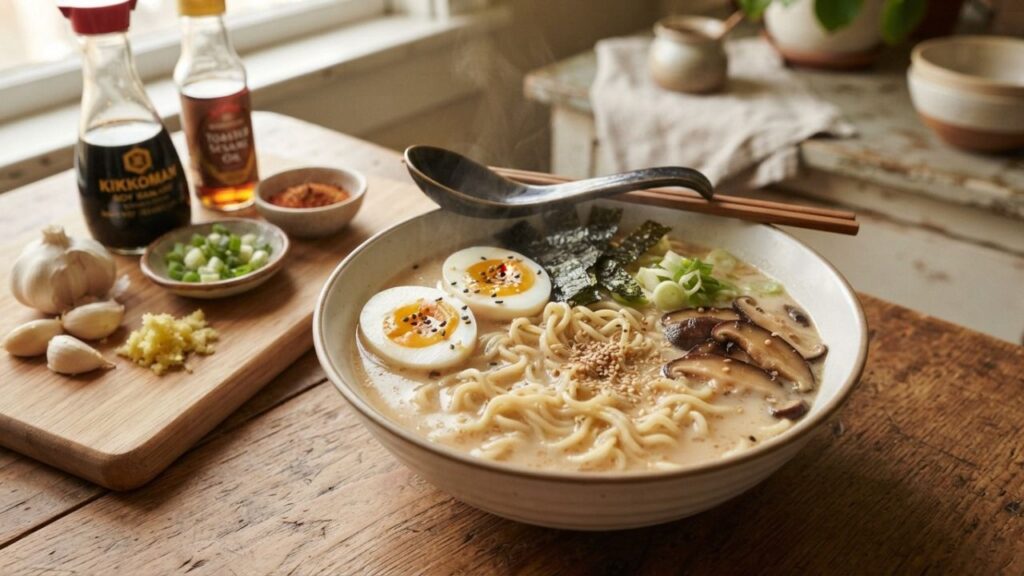Classic creamy tonkotsu ramen