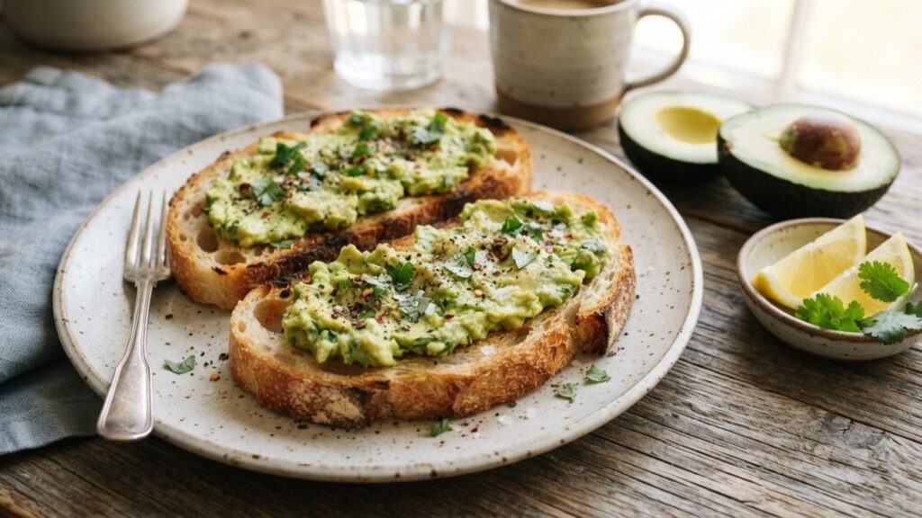 _Classic sourdough avocado toast