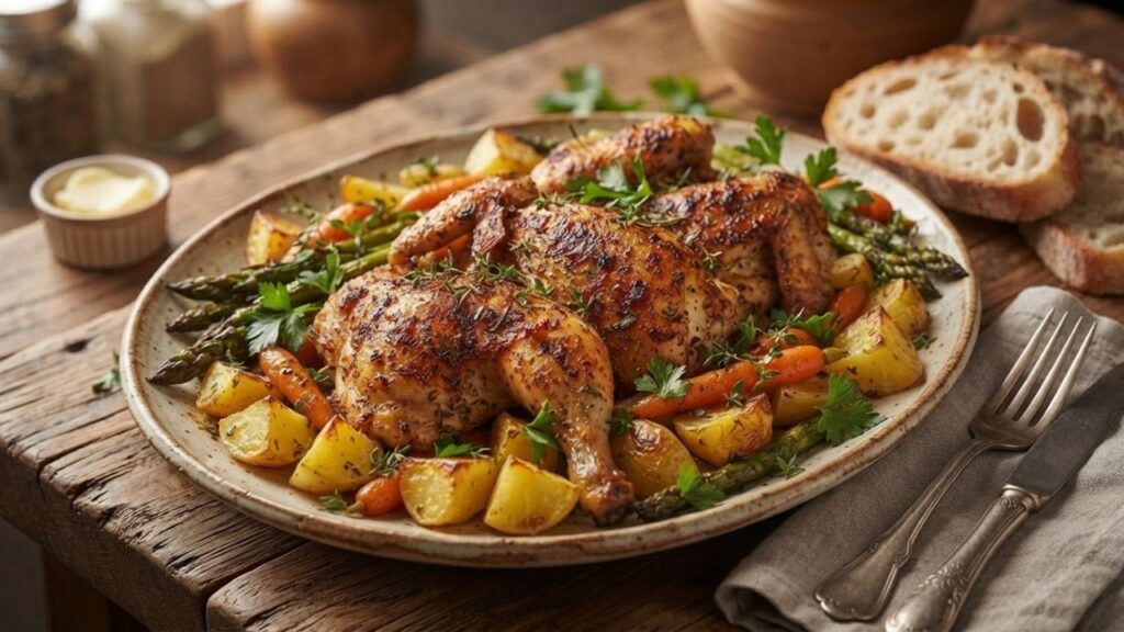 Crispy baked chicken backs