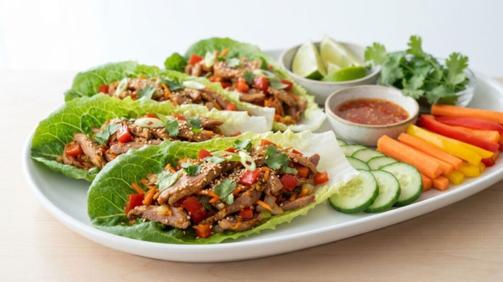 _Duck lettuce wraps