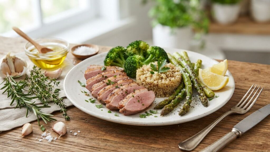 _Grilled herb duck