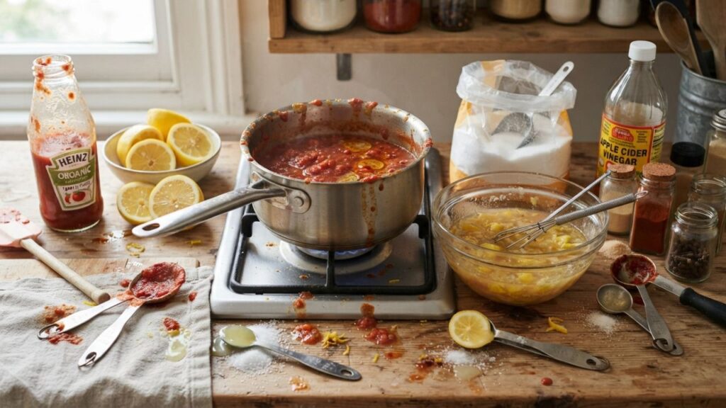 _Lemon ketchup cooking mistakes