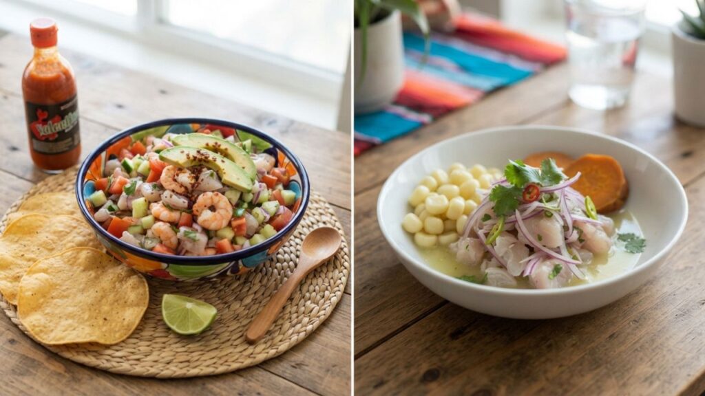 _Mexican and traditional ceviche