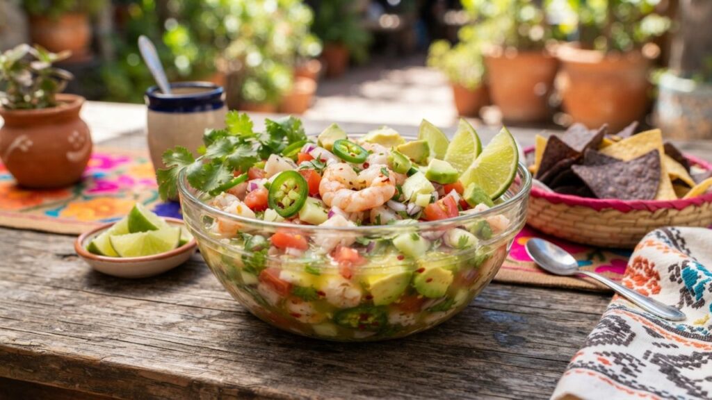 _Mexican ceviche mixto seafood