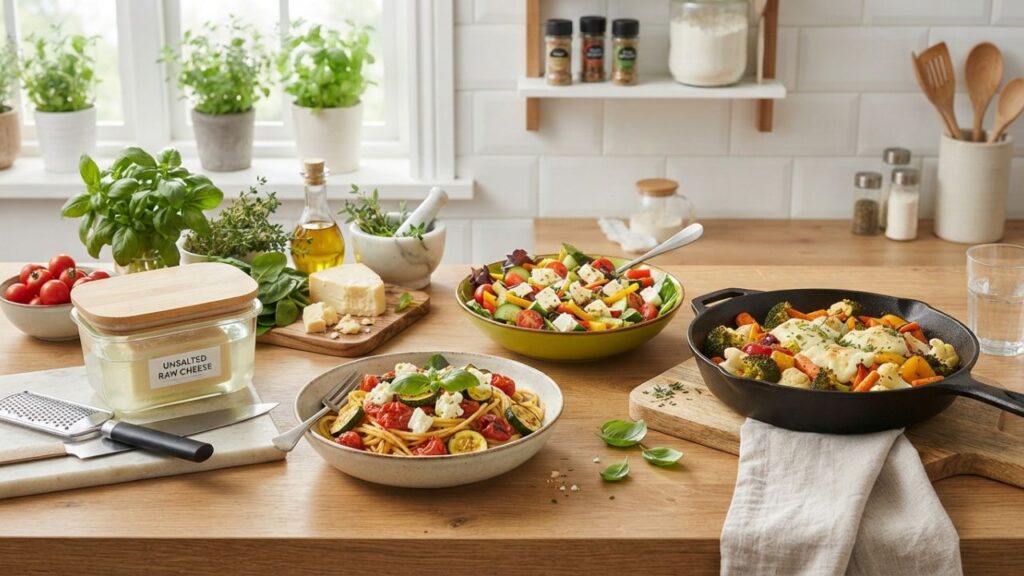 Raw cheese cooking safety