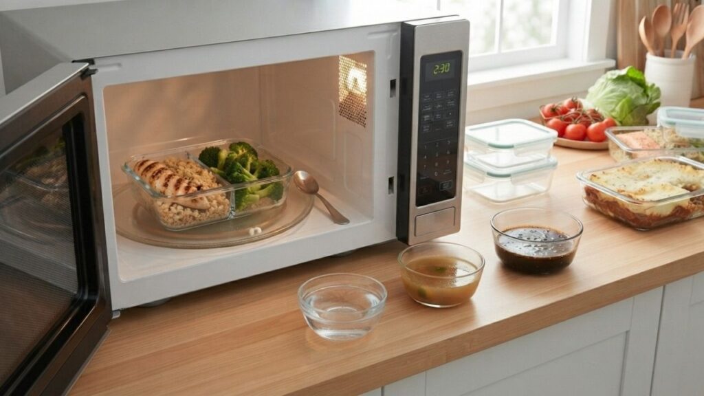Reheating meal prep safely