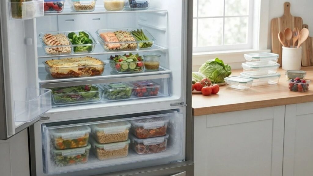 Safe meal prep storage