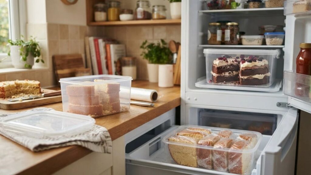 _Storing leftover cake properly