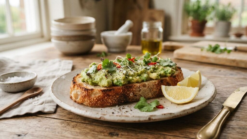 Toasted sourdough avocado