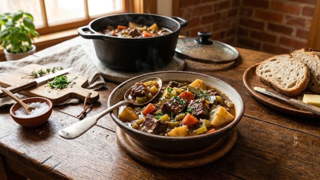 Classic crockpot beef stew
