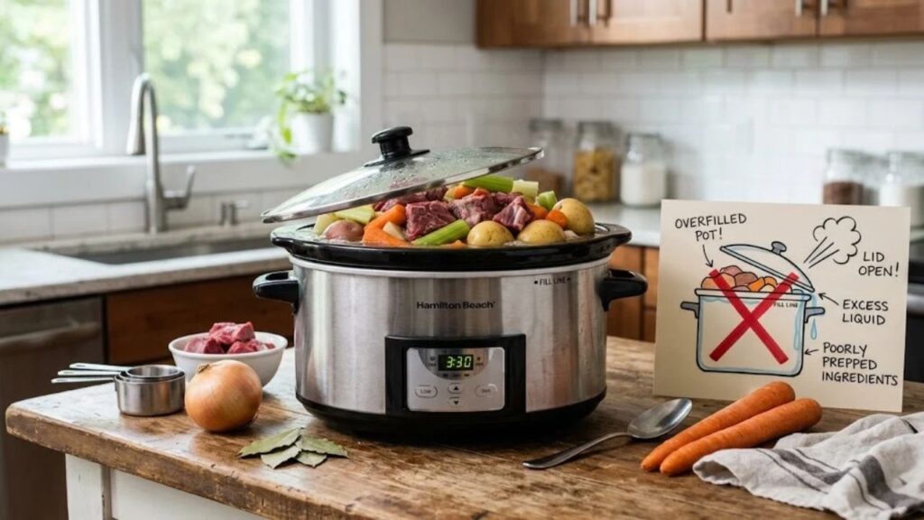 Common crockpot cooking mistakes