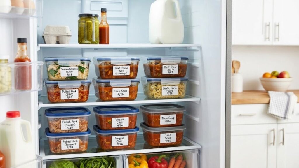 Crockpot dinner storage tips