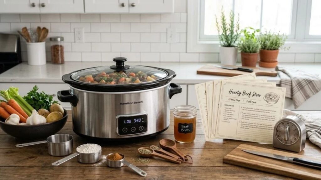 Crockpot recipe preparation times
