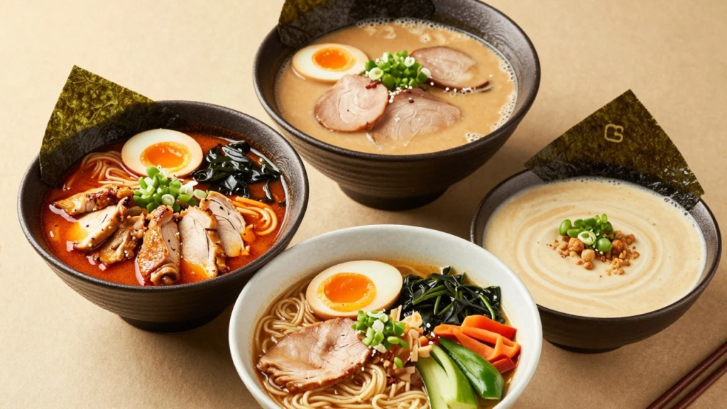 Delicious ramen bowls Lansing