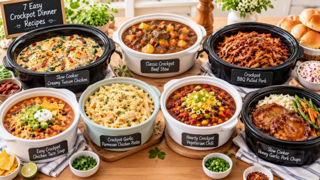 Easy crockpot dinner recipes