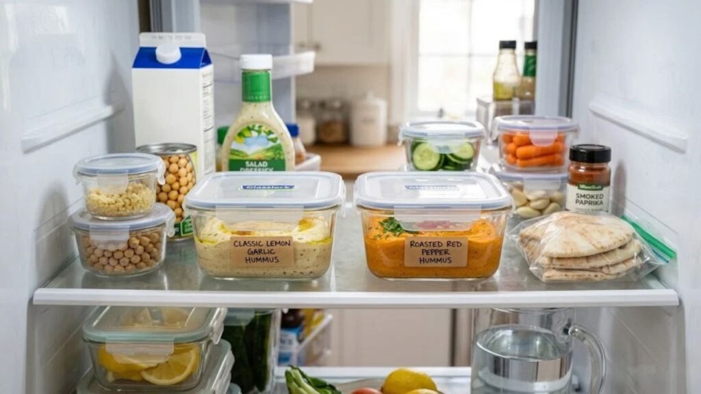 _Homemade hummus storage tips
