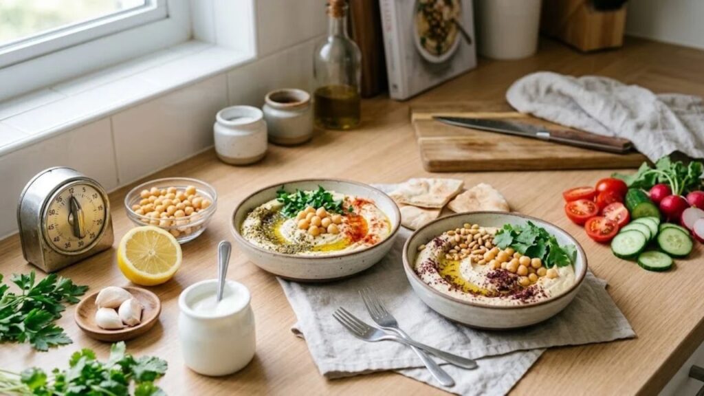 _Hummus recipes preparation time