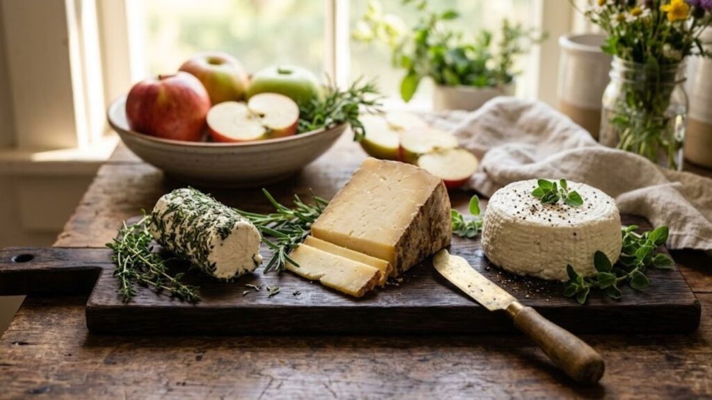 Raw milk cheese board