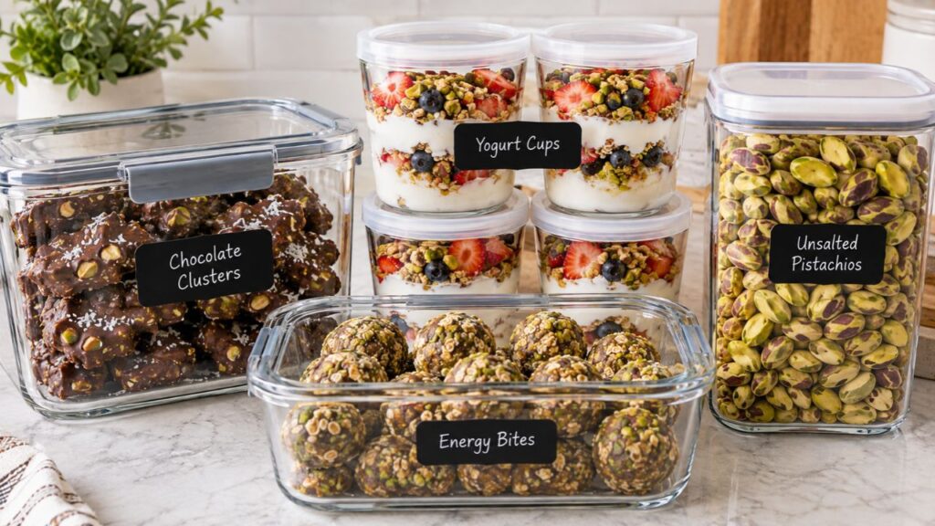 Unsalted pistachio storage tips
