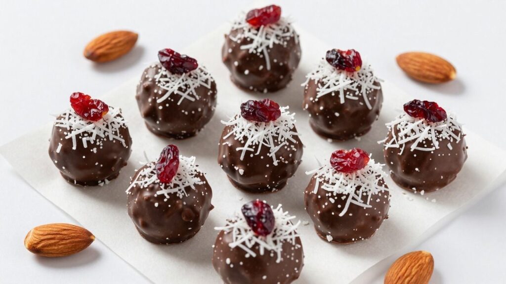 _chocolate coated badam nuts