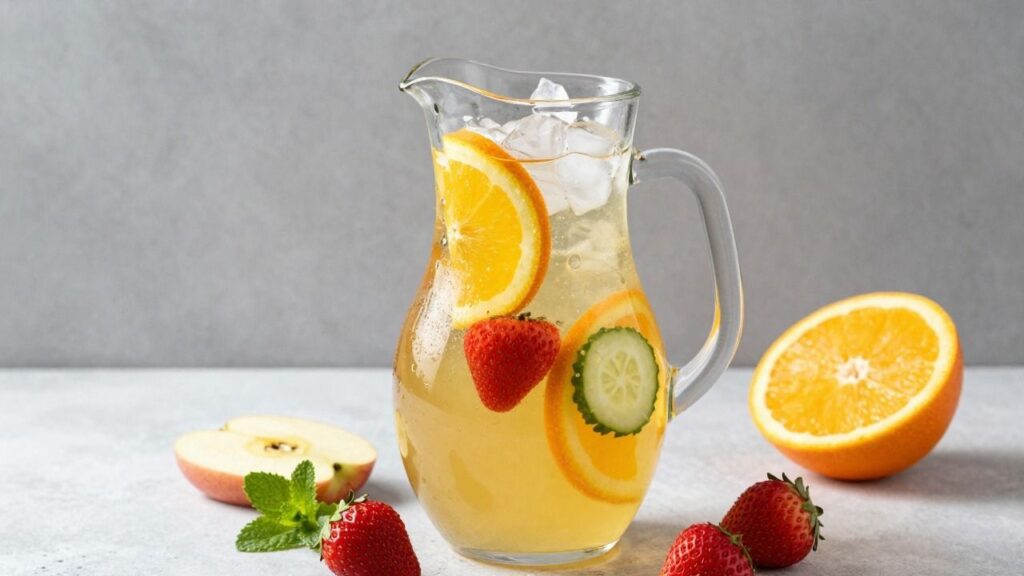 classic fruity Pimms drink