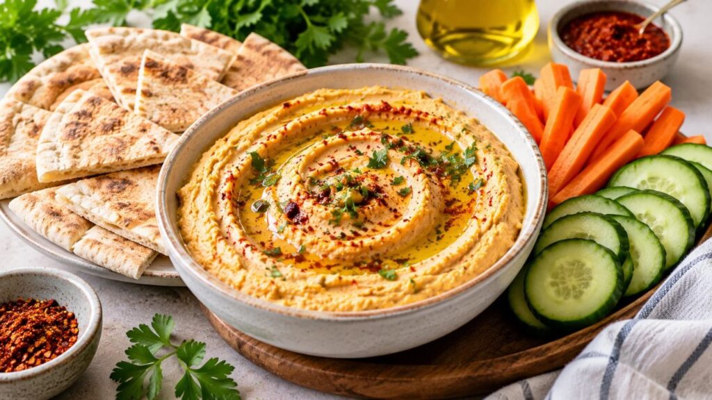 _classic harissa hummus bowl