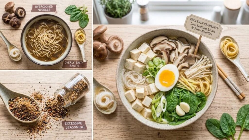 common ramen cooking mistakes