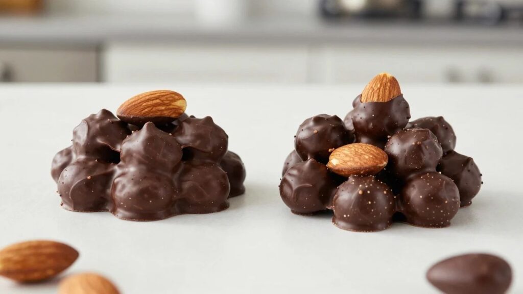 _dark chocolate almond snacks
