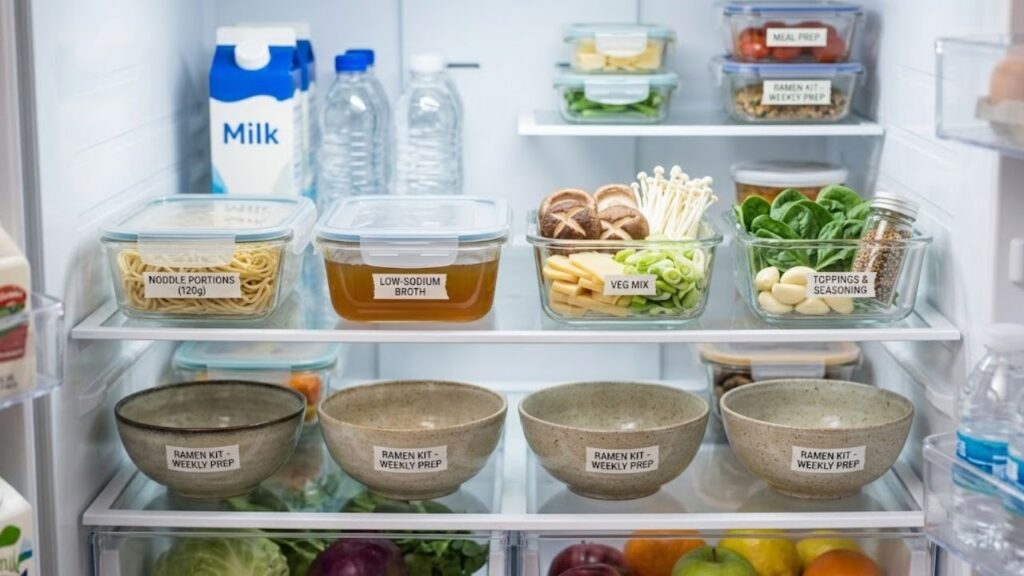 low sodium ramen storage