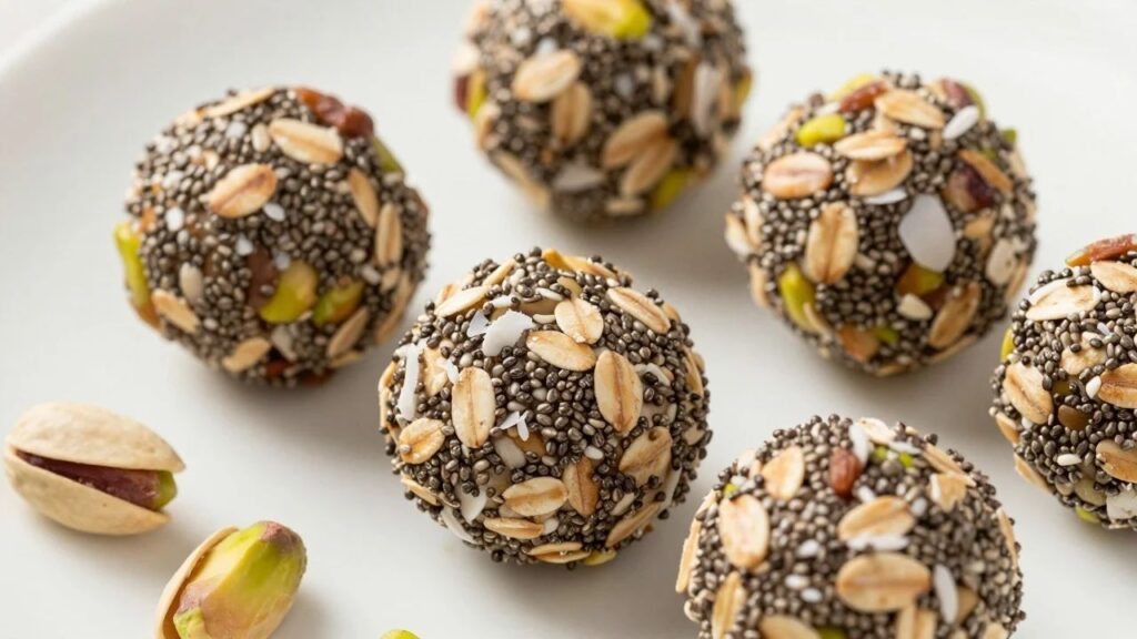 raw pistachio energy bites