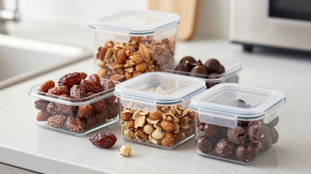 storing fresh badam nuts