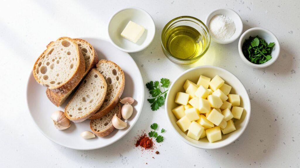 Appetizer preparation ingredients