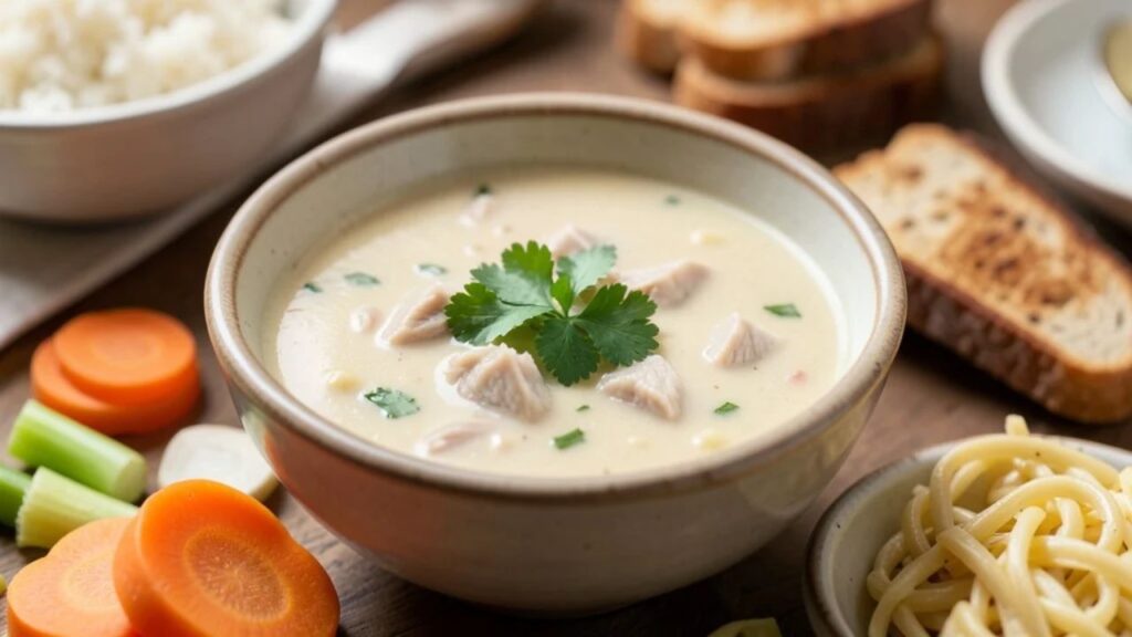 Classic creamy chicken soup