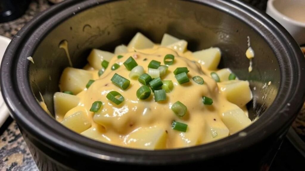 Creamy Mini Crockpot Potatoes
