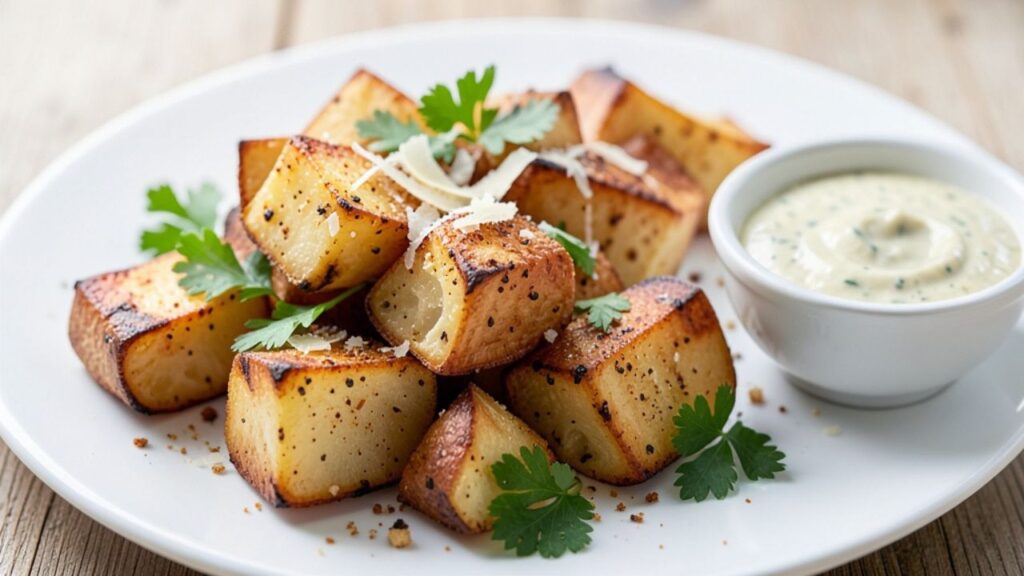Crispy roasted potato bites