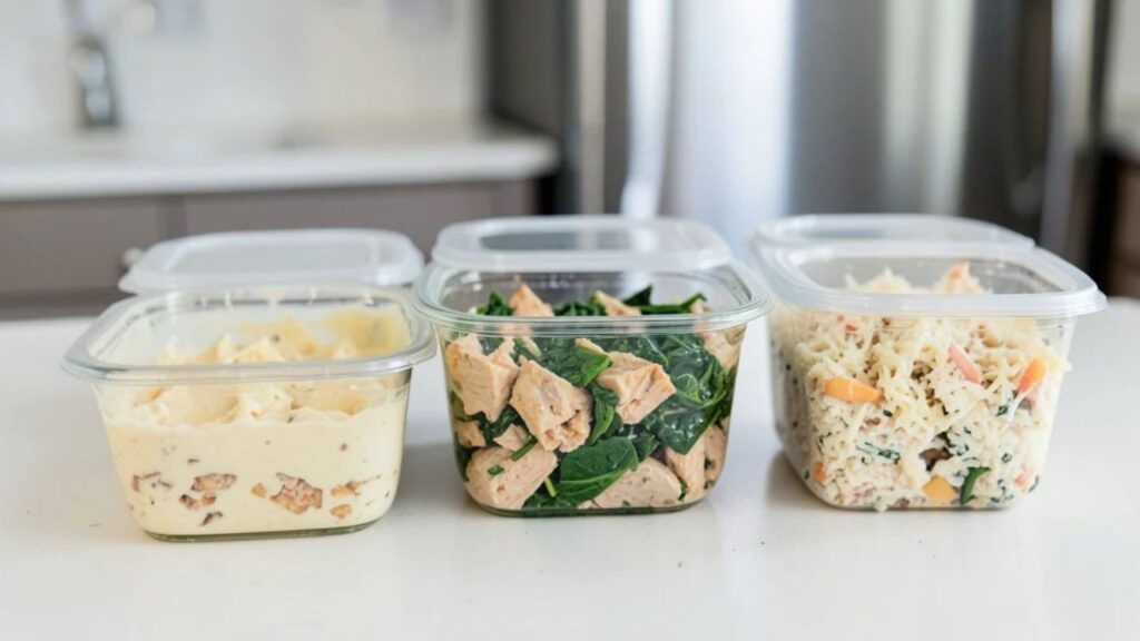 Creamy Chicken Leftovers Stored Safely
