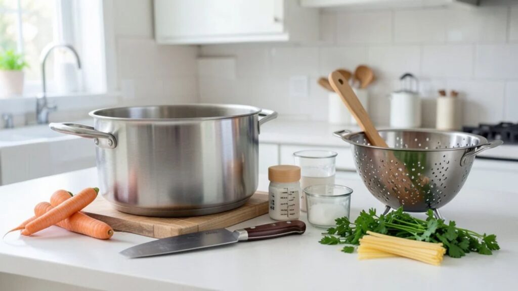 Essential Chicken Noodle Cooking Tools