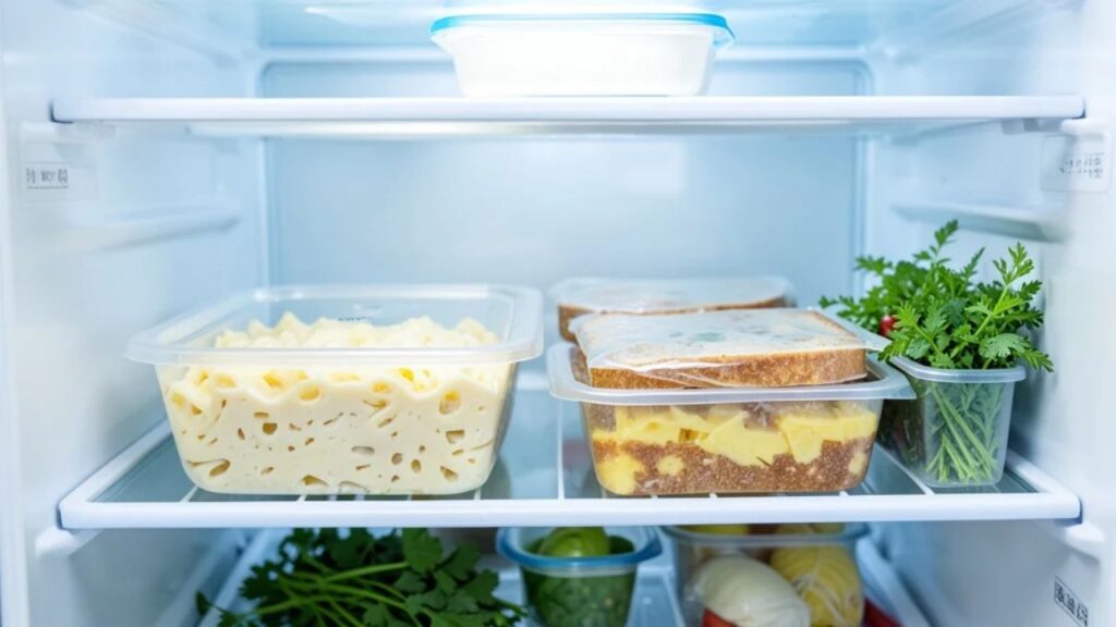 Raw milk cheese storage