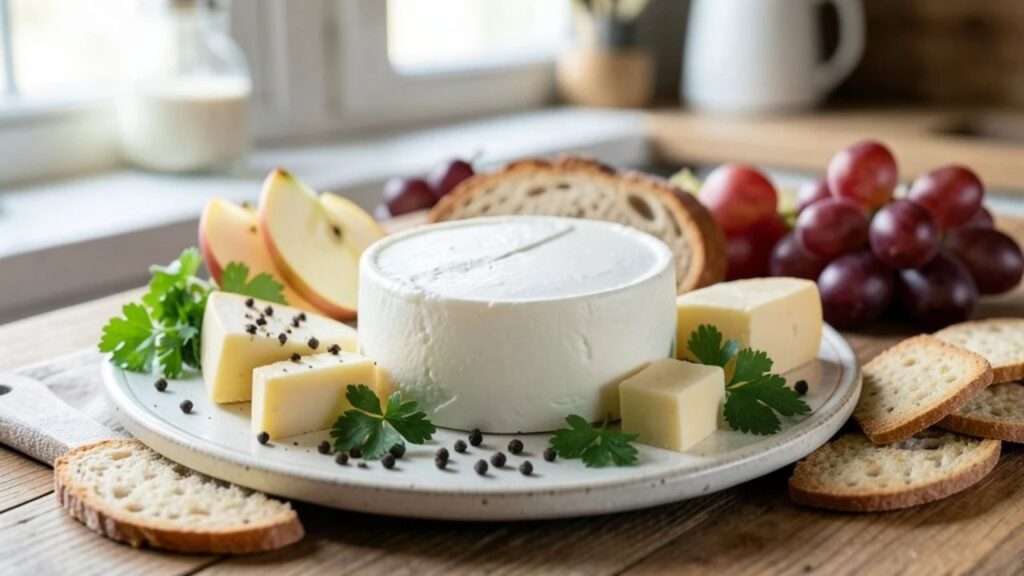 Simple raw milk cheese